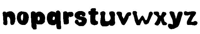 Poplar Font LOWERCASE