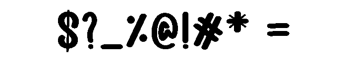 Popmarts Font OTHER CHARS