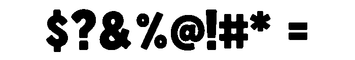 Poporama Font OTHER CHARS