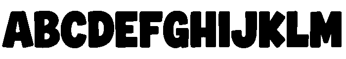 Poporama Font UPPERCASE