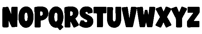 Poporama Font UPPERCASE