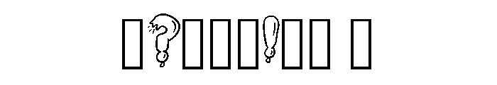 Popped Balloons By Sque Regular Font OTHER CHARS