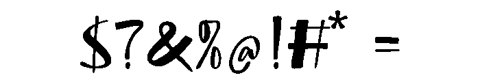 Poppetica Font OTHER CHARS