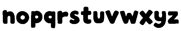 Poppy Grove Font LOWERCASE