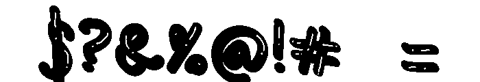 Poppy Poppy Font OTHER CHARS