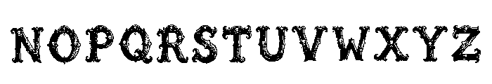 Poppy Regular Font UPPERCASE
