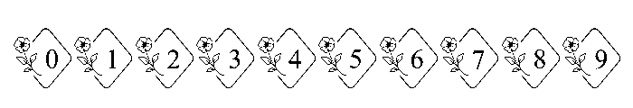 PoppyFloralMonogramSuse-Reg Font OTHER CHARS