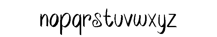 PoppyKevin Font LOWERCASE
