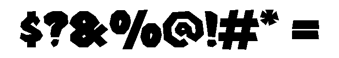 Popstep Regular Font OTHER CHARS