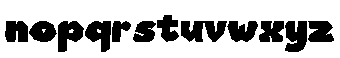 Popstep Regular Font LOWERCASE