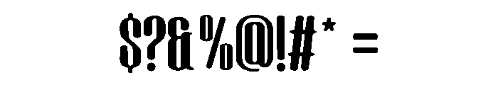 Popstix Font OTHER CHARS
