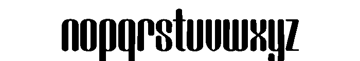 Popstix Font LOWERCASE
