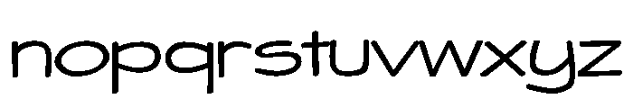 Popstreet Regular Font LOWERCASE