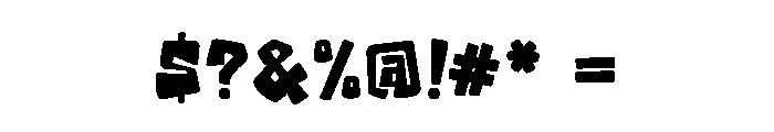 Populaz Font OTHER CHARS