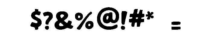 Popvello Bold Font OTHER CHARS