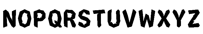 Porgy Regular Font UPPERCASE