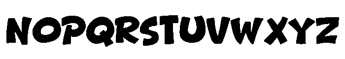 Porky Bold Font UPPERCASE