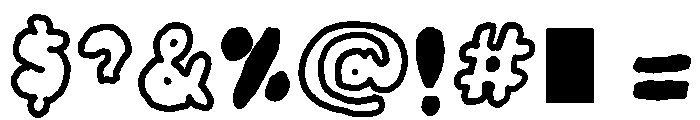 Porlo Regular Font OTHER CHARS