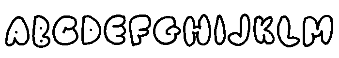 Porlo Regular Font UPPERCASE