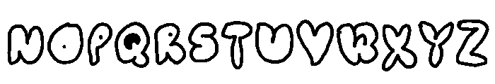 Porlo Regular Font UPPERCASE