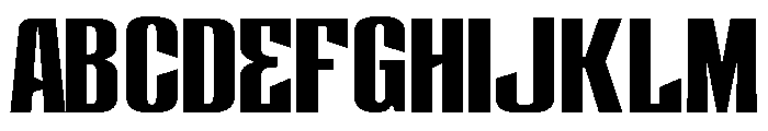 PorteClassicDisplay Font UPPERCASE
