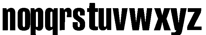 PorteClassicDisplay Font LOWERCASE