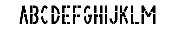 Portline Regular Font UPPERCASE