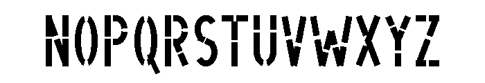Portline Regular Font UPPERCASE