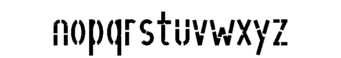 Portline Regular Font LOWERCASE