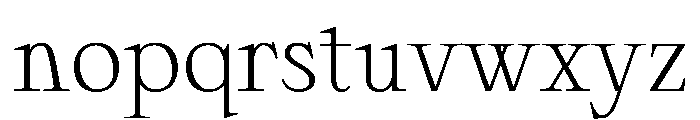 Portman Font LOWERCASE