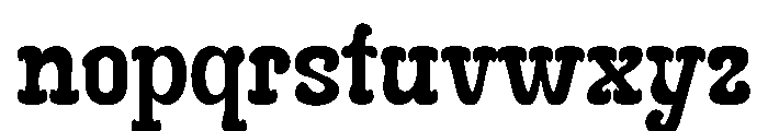 Portys Font LOWERCASE