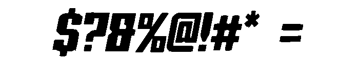 Posdrive Font OTHER CHARS