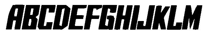 Posdrive Font UPPERCASE