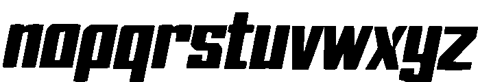 Posdrive Font LOWERCASE