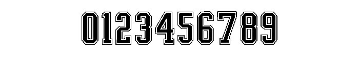 Positive Jersey Regular Font OTHER CHARS