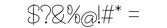 Positive Moments Font OTHER CHARS