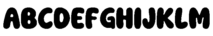 Positive Moody Regular Font UPPERCASE