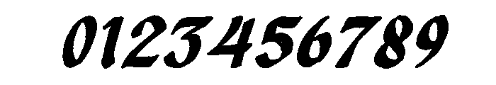 Post Crave Italic Blackletter Font OTHER CHARS