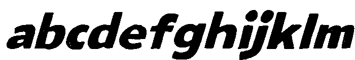 Post Crave Italic Sans FONT