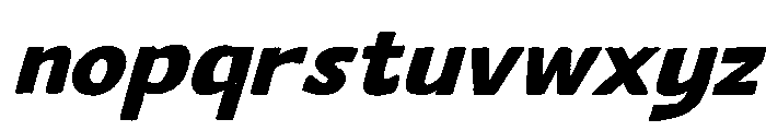 Post Crave Italic Sans Font LOWERCASE