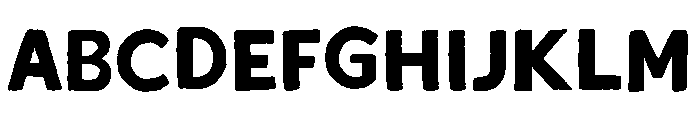 Post Crave Sans Font UPPERCASE
