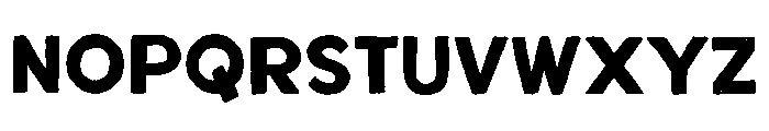Post Crave Sans Font UPPERCASE