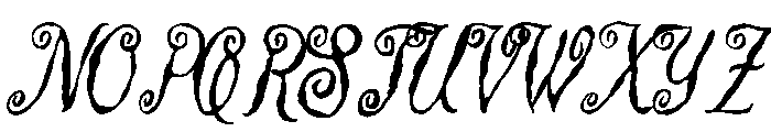 Postcard Daydream Script Font UPPERCASE