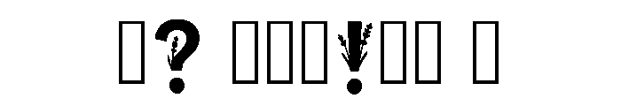 Postmodernist Regular Font OTHER CHARS