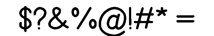 Posy Font OTHER CHARS