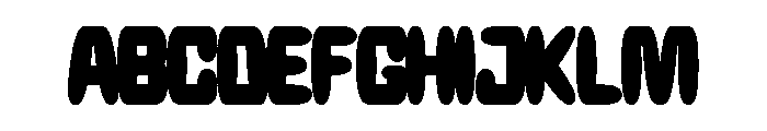 Poulens Font UPPERCASE