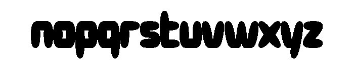 Poulens Font LOWERCASE