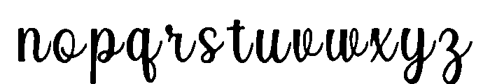 Pouteria Font LOWERCASE