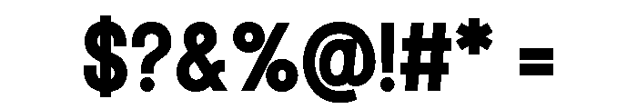 Poversty Font OTHER CHARS