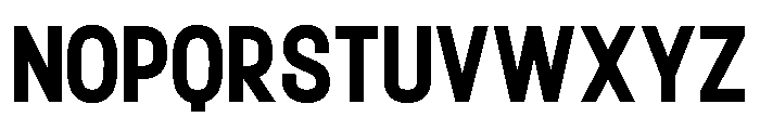Poversty Font UPPERCASE